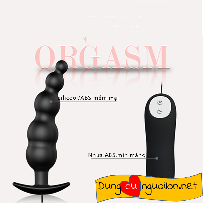 Trứng rung bi xoắn kích hậu môn